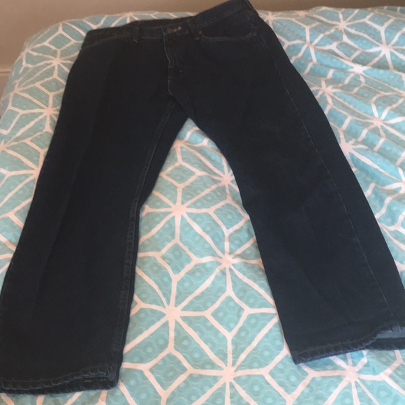 Wrangler Men’s Jeans 35x29 Dark Blue - Picture 1 of 3